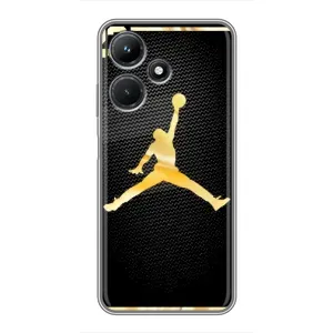 Силиконовый Чехол Nike Air Jordan на Инфиникс ХОТ 30i (Джордан 23)