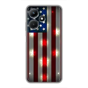 Чехол Флаг USA для Infinix Hot 30i (Флаг США 2)