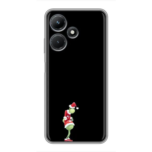 Чехол с рисунком «Гринч на чорном» для Infinix Hot 30i Чехол с рисунком «Гринч на чорном» для Infinix Hot 30i