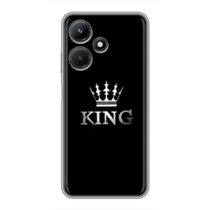 Чохол (Корона на чорному фоні) для Інфінікс ХОТ 30i (KING)