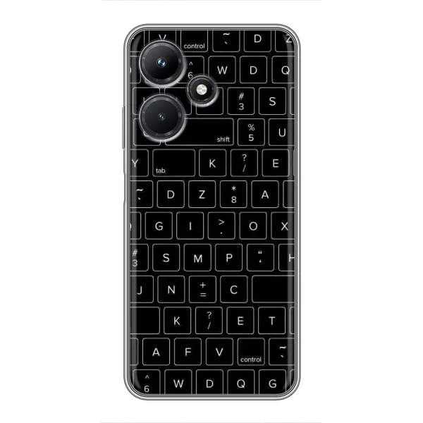 Чехол с рисунком «Клавиатура» для Infinix Hot 30i Чехол с рисунком «Клавиатура» для Infinix Hot 30i