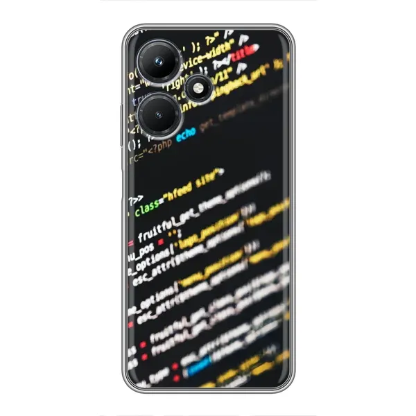 Чехол с рисунком «Код» для Infinix Hot 30i Чехол с рисунком «Код» для Infinix Hot 30i