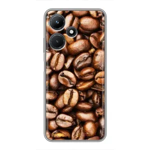 Чохол з зображенням смачної їжі для Infinix Hot 30i (Кава)