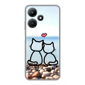 Силіконові Чохли Коханій людині для Infinix Hot 30i (Котейки)