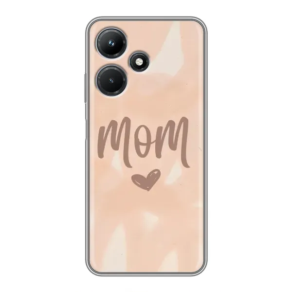 Чехол с рисунком «Love mom» для Infinix Hot 30i Чехол с рисунком «Love mom» для Infinix Hot 30i