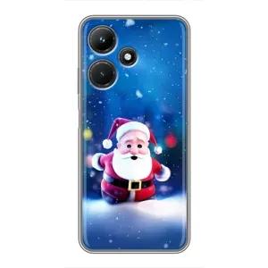 Чохли на Новий Рік Infinix Hot 30i (Маленький Дід Мороз)