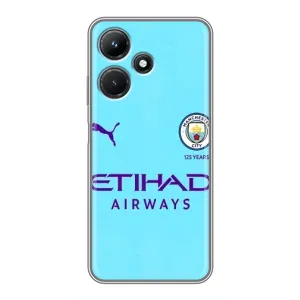 Силиконовые Чехлы принт Футбол на Infinix Hot 30i (Man City)