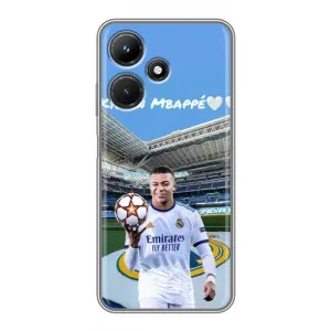 Чехол (TPU) с Футболистом на Infinix Hot 30i (Mbappe Real)
