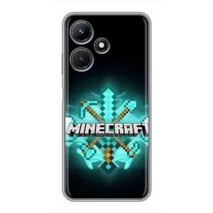 Чехол майнкрафт для Infinix Hot 30i (MineCraft 2)