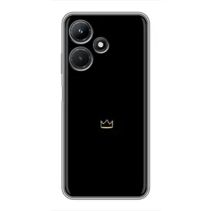 Чохол (Корона на чорному фоні) для Інфінікс ХОТ 30i (Міні корона)