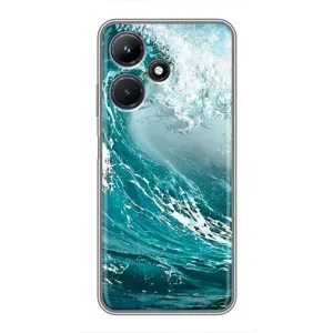 Летний Чехол на Infinix Hot 30i (Морская волна)