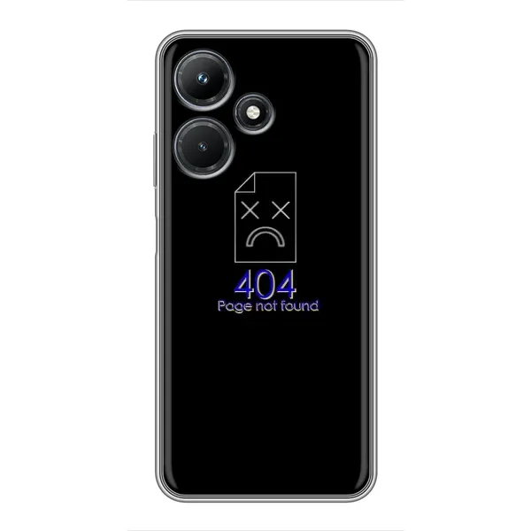 Чехол с рисунком «Ошибка 404» для Infinix Hot 30i Чехол с рисунком «Ошибка 404» для Infinix Hot 30i