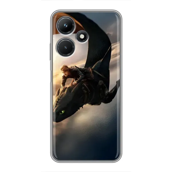 Чехол с рисунком «Полет Беззубика» для Infinix Hot 30i Чехол с рисунком «Полет Беззубика» для Infinix Hot 30i