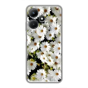 Чохол з ромашками на Infinix Hot 30i (Рамка в ромашках)