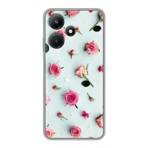 Чехлы с принтом Розочки для Infinix Hot 30i (Разные цветы)