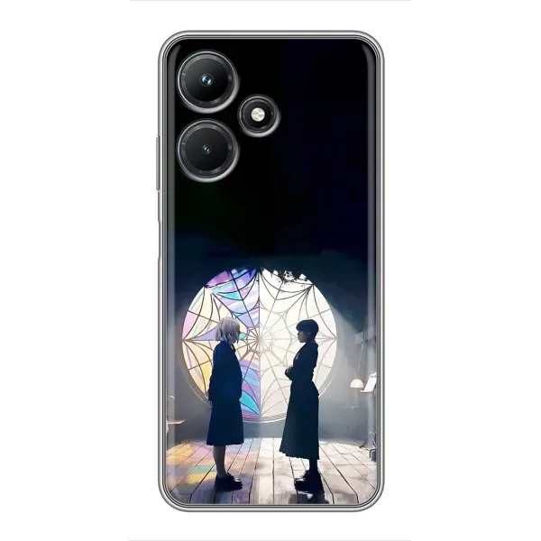 Чехол с рисунком «Уэнсдей и Энди» для Infinix Hot 30i Чехол с рисунком «Уэнсдей и Энди» для Infinix Hot 30i