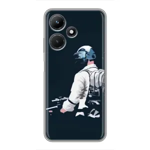 Чохол з картинкою "Герой Pubg" на Infinix Hot 30i (В екіперівці)