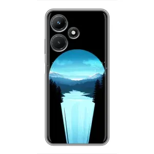 Летний Чехол на Infinix Hot 30i (Синий Водопад)