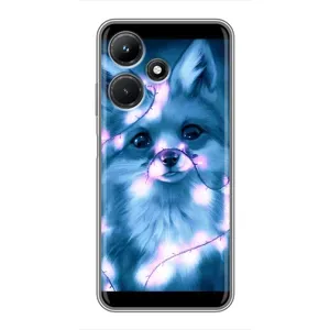 Чехол с Лисичкой для Infinix Hot 30i (Яркая Лиса)