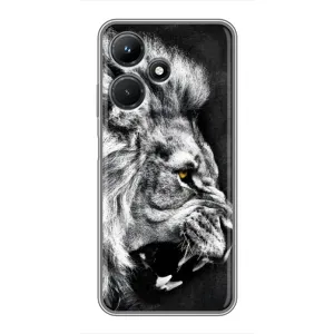 Чохол з картинкою на Infinix Hot 30i (Злий Лев)