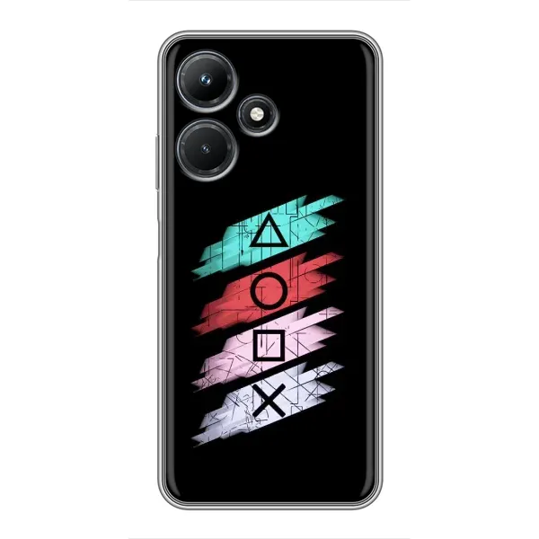 Чехол с рисунком «Значки Sony» для Infinix Hot 30i Чехол с рисунком «Значки Sony» для Infinix Hot 30i
