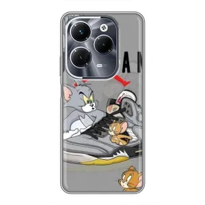 Силиконовый Чехол Nike Air Jordan на Инфиникс ХОТ 40 Плей (Air Jordan)