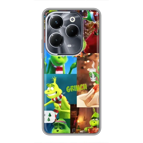 Чехол с рисунком «Арт Гринч» для Infinix Hot 40 Play Чехол с рисунком «Арт Гринч» для Infinix Hot 40 Play