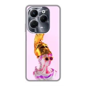 Чехол с Прикольным принтом на Infinix Hot 40 Play (АРТ Статуя)