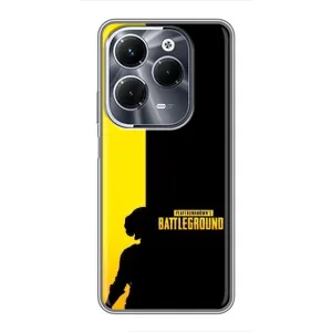 Чехол (TPU) с картинкой "Лого Пабг" на Инфиникс ХОТ 40 Плей (Battlegrounds)