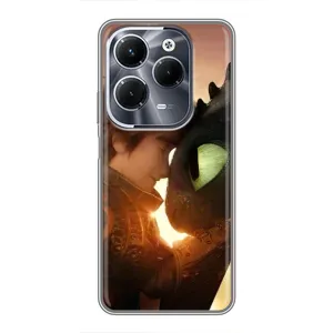 Чехол дракон Беззубик для Infinix Hot 40 Play (Беззубик и Иккинг)
