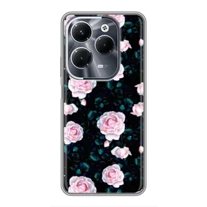 Чехлы с принтом Розочки для Infinix Hot 40 Play (Чайные розы)