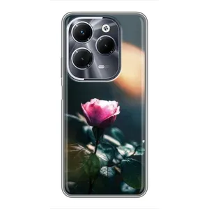 Чехлы с принтом Розочки для Infinix Hot 40 Play (Цветок ночной)