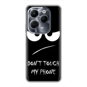 Чехол с прикольным текстом на Infinix Hot 40 Play (Dont)