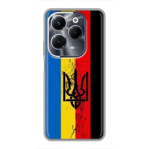 Чехлы УПА (Красно-Чёрный) на Infinix Hot 40 Play (Флаг УПА)