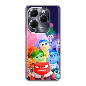 Чехол Головоломка для Infinix Hot 40 Play - (AlphaPrint) (Герои головоломки)