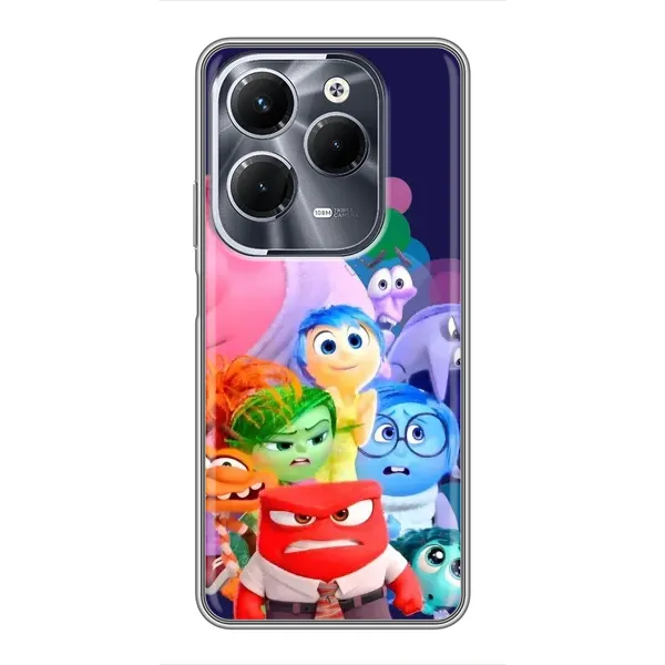 Чехол с рисунком «Герои головоломки» для Infinix Hot 40 Play