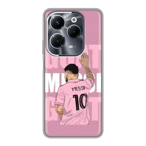 Чехлы Лео Месси в Майами на Infinix Hot 40 Play (GOAT MESSI)