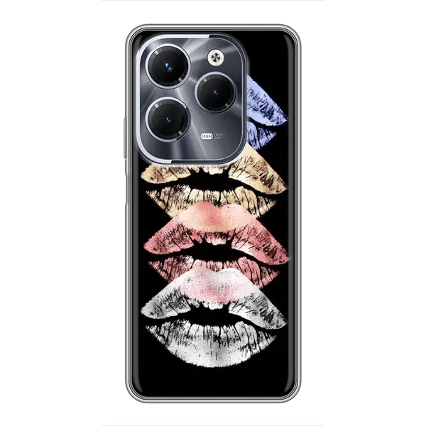 Чехол с рисунком «Губы» для Infinix Hot 40 Play Чехол с рисунком «Губы» для Infinix Hot 40 Play