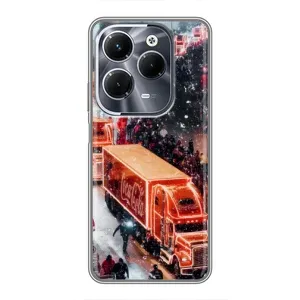 Чехлы на Новый Год Infinix Hot 40 Play (Кока Кола)