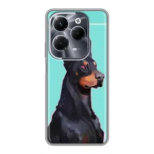 Чехол ДОБЕРМАН для Infinix Hot 40 Play (Король доберман)