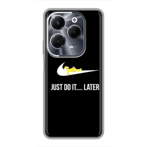Силиконовый Чехол на Infinix Hot 40 Play с картинкой Nike (Later)