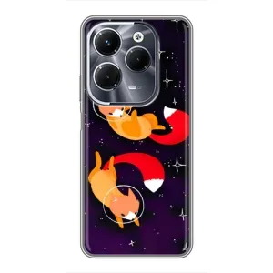 Чехол с Лисичкой для Infinix Hot 40 Play (Лисы)