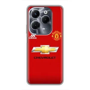 Силиконовые Чехлы принт Футбол на Infinix Hot 40 Play (Man United)