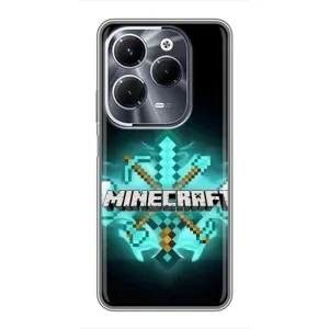 Чехол майнкрафт для Infinix Hot 40 Play (MineCraft 2)