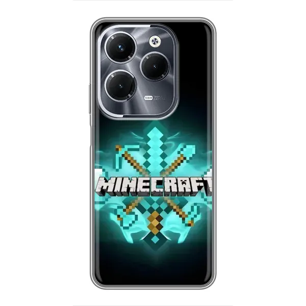 Чехол с рисунком «MineCraft 2» для Infinix Hot 40 Play