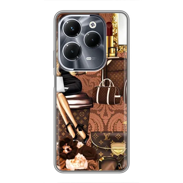 Чехол с рисунком «Мода Луи Виттон» для Infinix Hot 40 Play Чехол с рисунком «Мода Луи Виттон» для Infinix Hot 40 Play