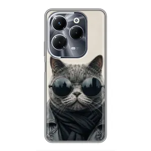 Чехол на тематику: Коты для Infinix Hot 40 Play (Модный кот)