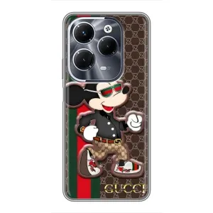 Чехлы Бренд GUCCI для Infinix Hot 40 Play (Маус Гуччи)