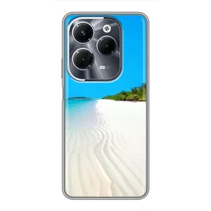 Летний Чехол на Infinix Hot 40 Play (Море песок)