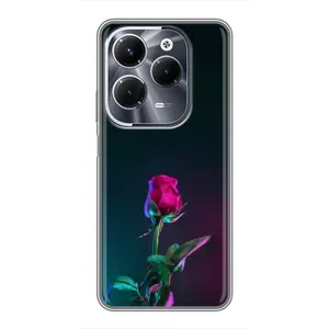 Чехлы с принтом Розочки для Infinix Hot 40 Play (Ночная роза)